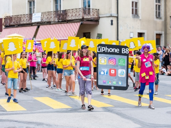 Cortège de l’Abbaye de Fleurier 2018 © ArcInfo - Lucas Vuitel 2018 (sans licence)